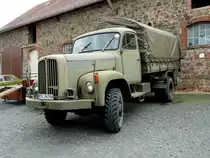 Saurer LKW, gesehen am Baiersr�der Hof im August 2012