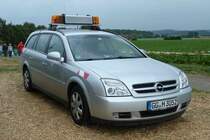 Opel Vectra vom Verkehrsdienst Hessen steht im August 2012 am Baiersrder Hof