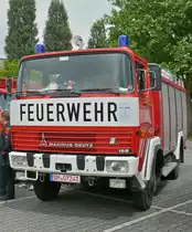 Magirus Deutz Feuerwehrfahrzeug Typ  FM 192 D 11, aufgenommen bei einer Veranstaltung in Ettelbr�ck am 07.06.2008. 