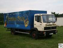 Mercedes Benz 1520 der  Franken Br�u  Brauerei. Diese private Brauerei kommt aus Neundorf bei Mitwitz im Landkreis Kronach.
