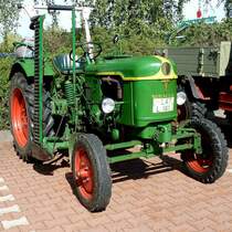 Deutz steht bei der Oldtimerveranstaltung in Angersbach, September 2012

