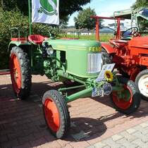 Fendt Dieselross steht bei der Oldtimerveranstaltung in Angersbach, September 2012

