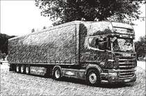 SCANIA R500 V8 am 20.06.2008 auf dem Rastplatz Sauerland.

