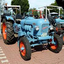 Eicher war mit einem EM 300 Tiger bei der Oldtimerveranstaltung in Angersbach vertreten, September 2012 