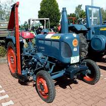 Lanz steht bei der Oldtimerveranstaltung in Angersbach, September 2012 

