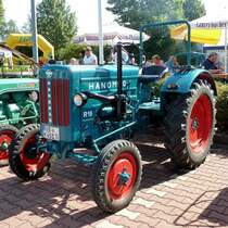 der einzige seiner Art bei der Oldtimerveranstaltung in Angersbach: Hanomag R19, September 2012 

