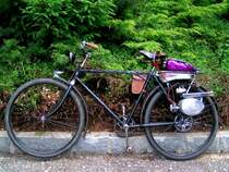 Torpedo-Rad mit1PS-Fuchsmotor (umgangsprachlich auch  H�hnerstauber  genannt) aus dem Jahr 1950;080622