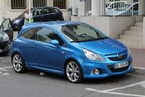 Diesen Opel Corsa OPC konnte ich am 12.09.2012 in Antibes (Frankreich) ablichten.