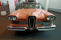 Edsel Ranger, Frontansicht, Spitzname  Klobrille , Hymer Museum Bad Waldsee, Aug.2012