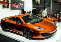 McLaren MP4-12C. (Aufnahme: 11.10.2012 Automesse Paris)