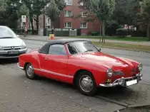 VW Karmann-Ghia, Typ 14, Cabrio,  Automatic,  Baujahr 1968, am 17.9.2012 in Hamburg-Billstedt