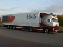 VOLVO Sattelzug am 19.Oktober 2012 in Bergen/R�gen.