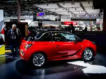 Opel Adam, R�ckansicht. (Autosalon Paris 11.10.2012)
