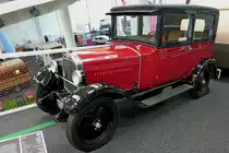 Opel 4PS, Baujahr 1929, 4-Zyl.Motor mit 1010ccm und 20PS, Vmax.80Km/h, Hymer Museum, Aug.2012