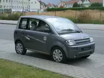 Ein Microcar,am 29.September 2012,in Bergen/R�gen mit Vmax 45km/h !  
