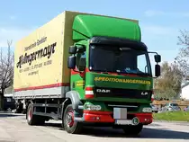 DAF-LF 55.250 der Sped. Angermayr wird im Sammel-,Zustellverkehr eingesetzt; 120427