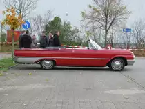 Cabriolet FORD Galaxie Sunliner, Baujahr 1961, aus der Hansestadt Rostock (HRO) Broderstorf [27.10.2012]