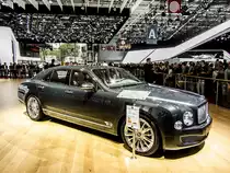 Dieser Bentley Mulsanne wurde auch w�hrend des Automesse Paris ausgestellt. (Foto: 11.10.2012)