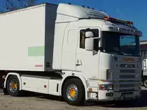 SCANIA-580 164L; im Einsatz f�r ein Zeltverleihunternehmen; 121020