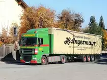 DAF XF105.450 der Sped. Angermayr ist in Polen zugelassen; 121020