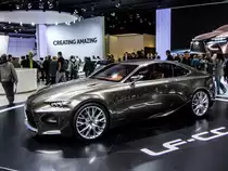 Frontaufnahme des Lexus LF-CC Concept. (Automesse Paris 11.10.2012)