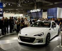 Subaru BRZ (Baugleich zu Toyota GT86)ausgestellt auf dem Pariser Autosalon zwischen 30.09.2012 und 14.10.2012 (Aufnahmedatum: 11.10.2012)