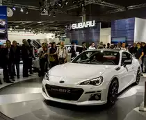 Subaru BRZ (Baugleich zu Toyota GT86)ausgestellt auf dem Pariser Autosalon zwischen 30.09.2012 und 14.10.2012 (Aufnahmedatum: 11.10.2012)