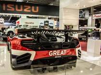 Mclaren MP4-12C Rennversion. Fotografiert auf dem Pariser Autosalon zwischen 30.09.2012 und 14.10.2012 (Aufnahmedatum: 11.10.2012)