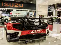 Mclaren MP4-12C Rennversion. Fotografiert auf dem Pariser Autosalon zwischen 30.09.2012 und 14.10.2012 (Aufnahmedatum: 11.10.2012)