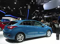 Ein Hyundai i30 wurde auch auf dem Pariser Automesse Ausgestellt. (11.10.2012)