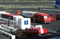 Mercedes LKW, Flughafen La Palma, Kanaren, Spanien, 29.05.2012