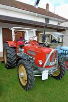 Schlter S450 VS, Baujahr 1968, Diesel-Motor mit 3200ccm und 45PS, Schleppertreffen Hausen i.W., Mai 2012