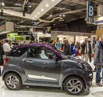 Citroen DS3 Parodie, ein Elektroauto von Lieger. (Automesse Paris 11.10.2012)