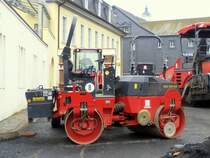 Tandem Vibrationswalze Bomag BW 138 AD auf einer Baustelle in Zeulenroda. Foto 10.11.2012