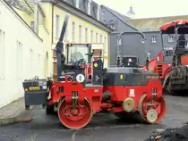 Tandem Vibrationswalze Bomag BW 138 AD auf einer Baustelle in Zeulenroda. Foto 10.11.2012