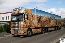 Herpa Showtruck Nummer 10  Das alte �gypten  auf dem Sommerfest bei Herpa am 28. Juni 2008.