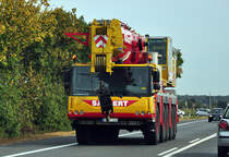 Liebherr Autokran (5-achsig) bei Heimerzheim - 21.09.2012