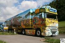 Herpa Showtruck Nummer 7  Die Wikinger  auf dem Sommerfest bei Herpa am 28. Juni 2008.