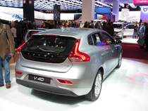 Rckansicht des Serienmiger Volvo V40. (Automesse Paris am 11.10.2012)