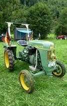 Bautz AS120, 2-Zyl.4-Takt-Diesel mit 1250ccm und 12PS, wurde gebaut von 1951-56, Traktorentreff Oberwinden, Sept.2012