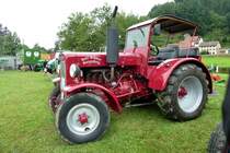 Deutz, Baujahr 1948, Dieselmotor mit 5768ccm und 50PS, Traktorentreff Oberwinden, Sept.2012
