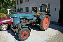 Hanomag R24, 2-Zyl.2-Takt-Diesel mit 1014ccm und 24PS, von 1955-57 wurden 3700 Stck gebaut, Oldtimertreffen Winterstettenstadt, Aug.2012