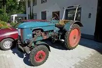 Hanomag R24, 2-Zyl.2-Takt-Diesel mit 1014ccm und 24PS, von 1955-57 wurden 3700 St�ck gebaut, Oldtimertreffen Winterstettenstadt, Aug.2012