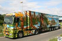 Herpa Showtruck Nummer 5  Dinosaurier  auf dem Sommerfest bei Herpa am 28. Juni 2008.