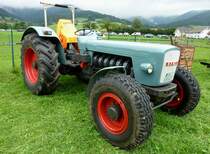 Eicher Wotan IIA, Allradschlepper mit luftgekhltem 6-Zyl.Diesel-Motor, 5890ccm und 95PS, von 1968-76 wurden 2697 Stck gebaut, Traktorentreff Oberwinden, Sept.2012