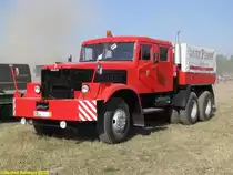 Schwerlastzugmaschine KrAZ-258 Z aus dem Landkreis Stendal (SDL) fotografiert beim 6. gro�e TATRA-Treffen Seehausen/Altmark [20.09.2009]