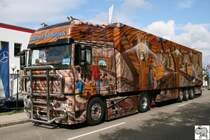 Herpa Showtruck Nummer 2  Der Goldrausch  auf dem Sommerfest bei Herpa am 28. Juni 2008.

