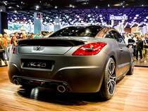 Neue Heck des Peugeot RCZ. Das Model wurde auf den Pariser Automesse erneuert. (Foto: 11.10.2012)