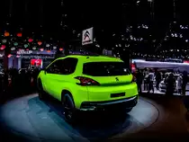 Peugeot 2008 Studie, auf dem Basis des 208. (Gesehem auf dem Pariser Automesse am 11.10.2012)