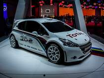 Mit diesem 208 will Peugeot zurck zum Rallye. (Automesse Paris 11.10.2012)